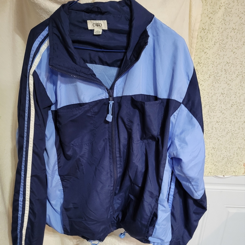 (2116) Cato Jacket. SIZE L, Mens, Dark Blue/Light Blue